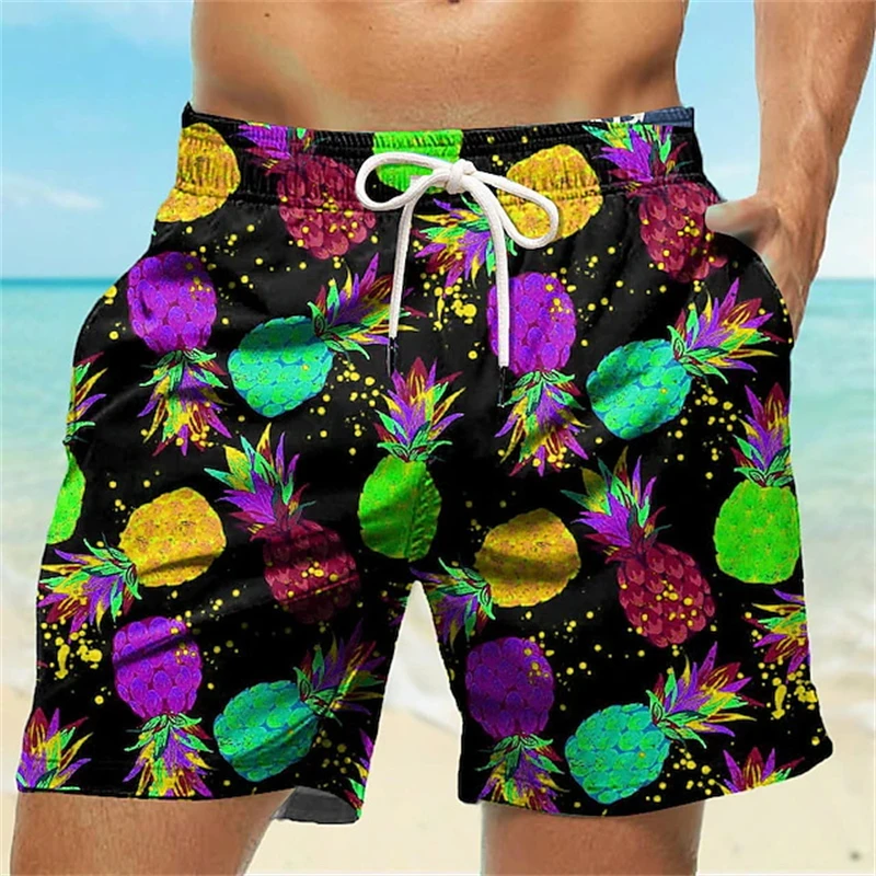 Short de plage imprimé Graffiti en 3D pour hommes et femmes, pantalon court décontracté, à la mode, Harajuku Y2k, maillot de bain