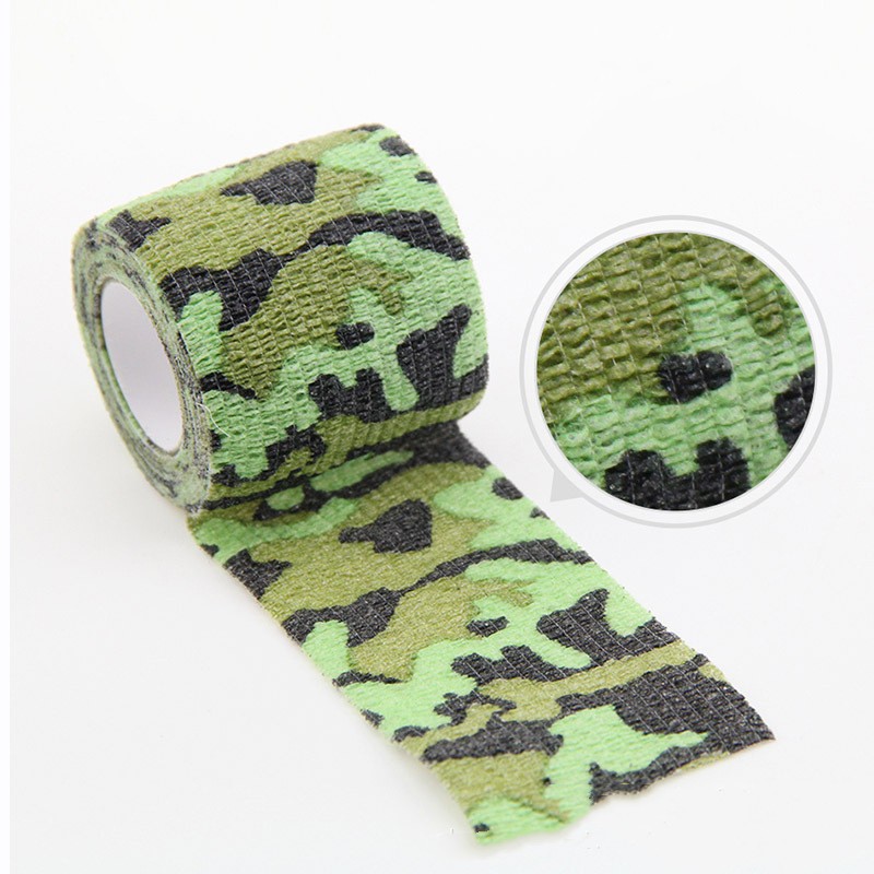 1pc Camouflage Nastro Invisibile Camo Forma Riutilizzabile Auto Cling Camo Fucile Da Caccia Nastro In Tessuto Avvolgere Accessori Da Campeggio Esterna