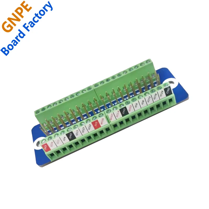Placa de expansión de pines Raspberry Pi GPIO con etiquetas de pines