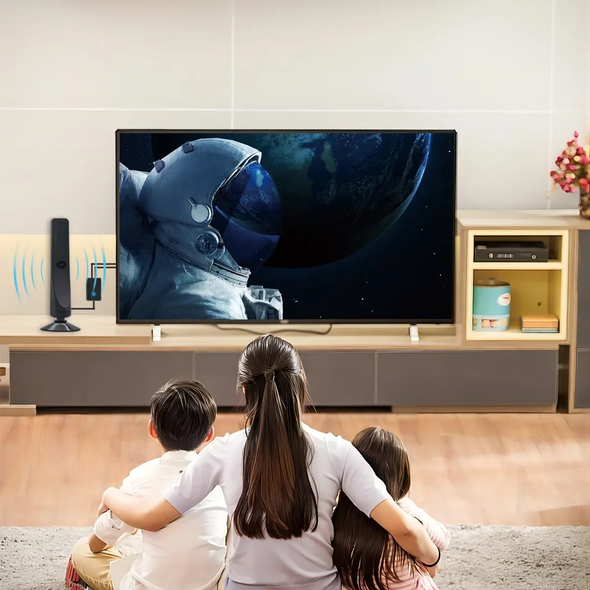 4K UHD Digital TV Antennenverstärker Signalverstärker Indoor 50 Meilen High Gain Signalempfänger Satellitenschüssel Fernseher Empfänger