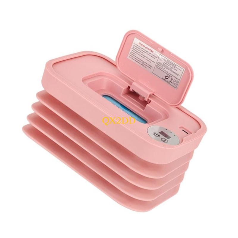 QX2D Детские салфетки теплые, компактный складной дизайн, тройной температурный режим, система нагрева влажных салфеток для в