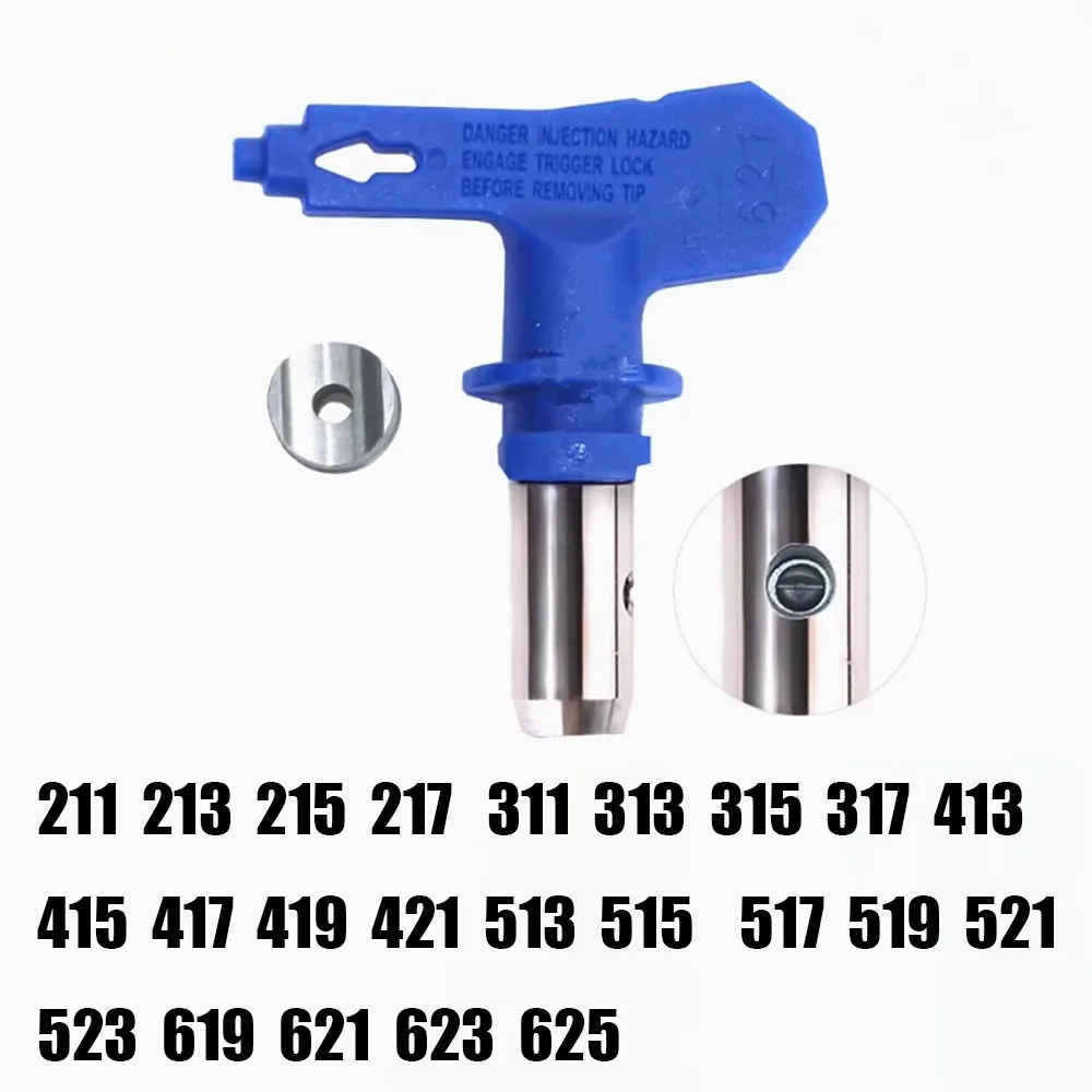 Blue Airless Spray Nozzle Group Reversible Spray Machine Prompt Airless Spray Nozzle Airless Spray Machine Parts