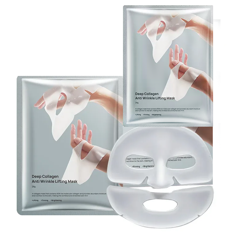 Deep Collagen Anti Wrinkle Lifting Mask Collagen Face Mask Overnight, Deep Collagen Mask for Lifting Firming Moisturizing(5Pack)
