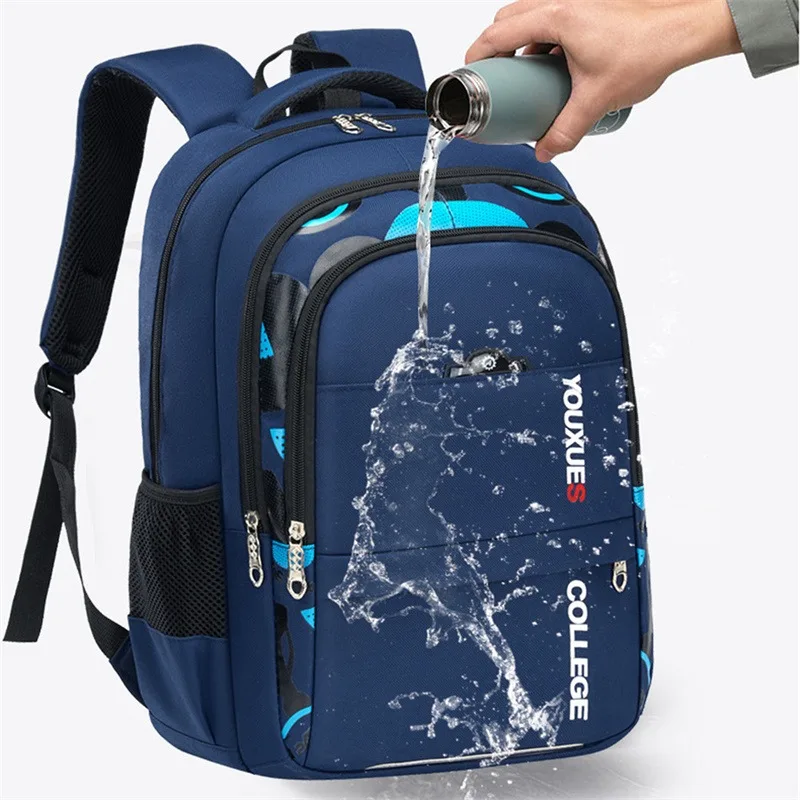 Nuevas mochilas escolares para niños, mochila para niños en mochila escolar primaria para adolescentes, mochilas impermeables, bolsa para libros