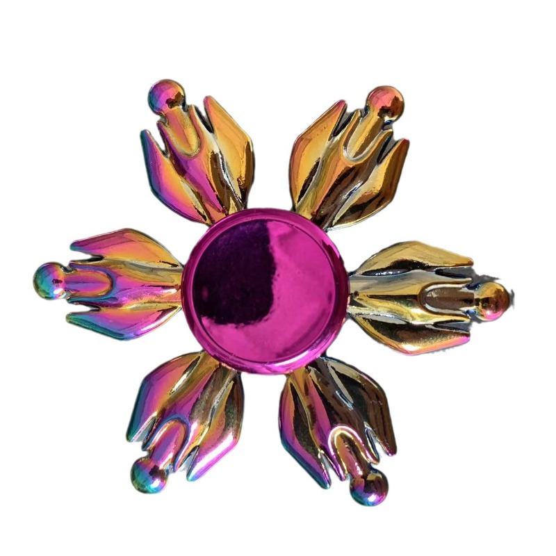 ใหม่ 28 สไตล์โลหะที่มีสีสัน Fidget Spinner Decompression Alloy Rainbow Hand Spinner EDC ผู้ใหญ่นิ้วมือความเครียดบรรเทาของเล่นขายส่ง