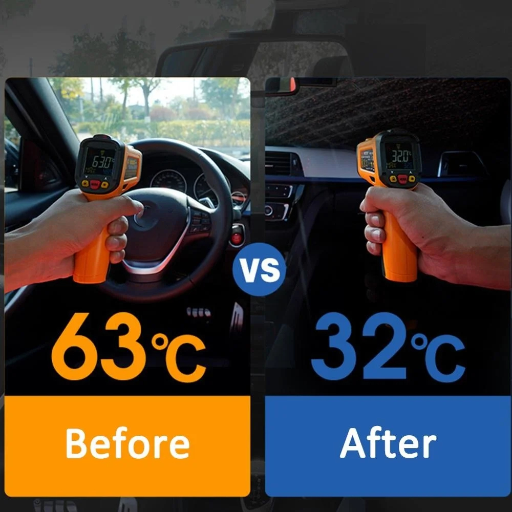 Parasol para coche, parabrisas delantero, pegamento plateado, sombrilla, resistente a los rayos UV, plegable, accesorios de protección solar para coche