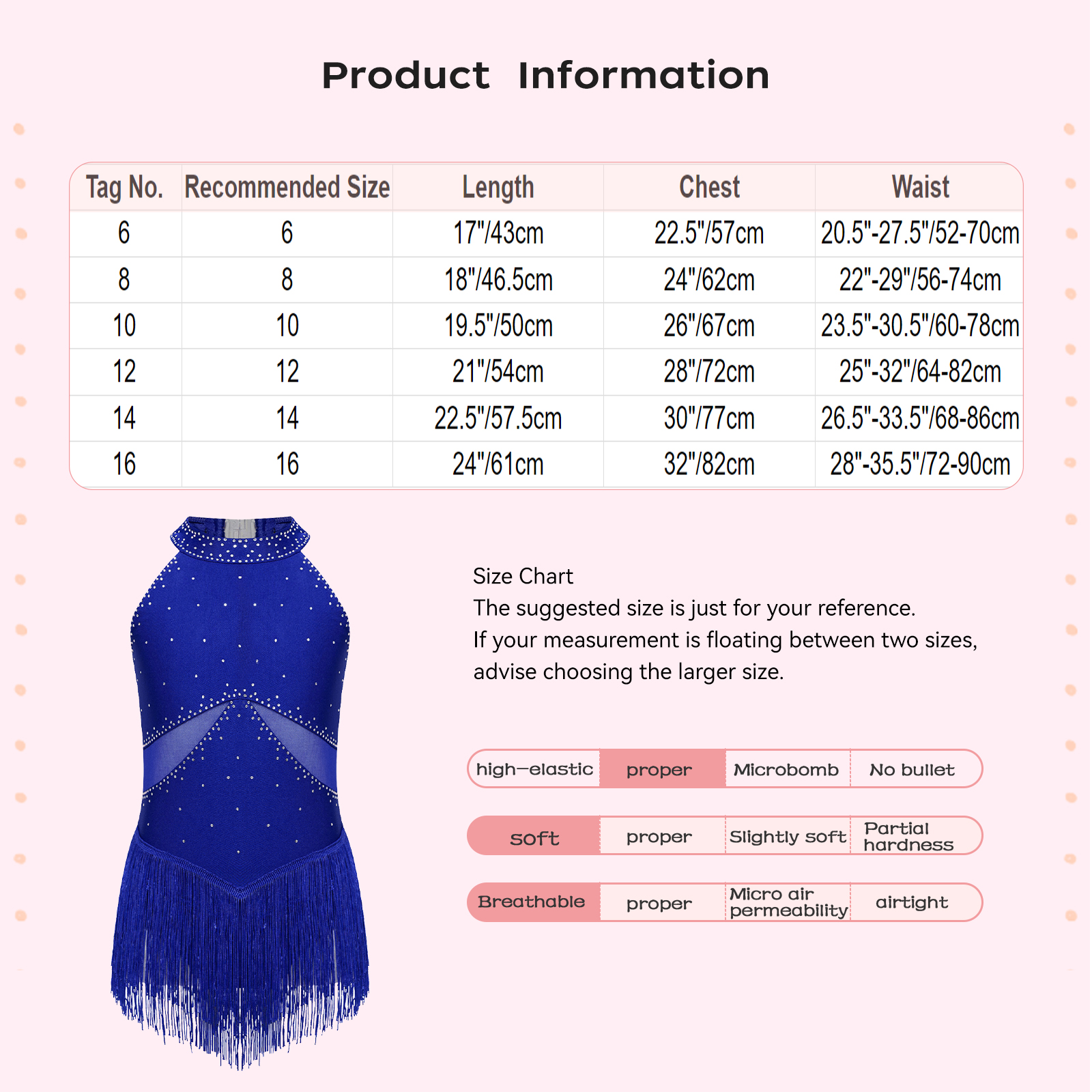 Kids Girls Fringed Dance Leotard Glittery Rhinestones Sheer Mesh Patchwork Keyhole Back Tassel Bodysuit for Figure Skating