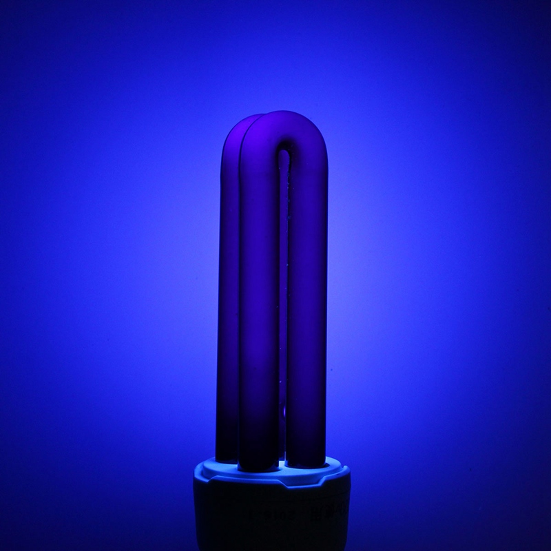 15W 20W 30W 40W E27 UV Light Bulb AC220V  Straight Low Energy Ultraviolet Fluorescent Black Light CFL Violet  Detection Lamp