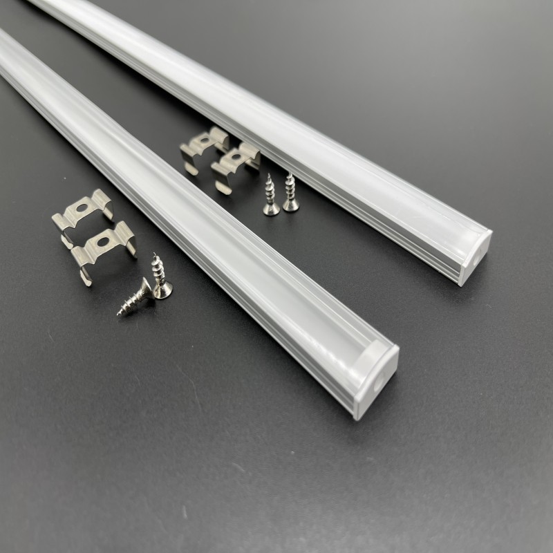 1-30Pcs/Lot 50cm Perfil Aluminio Led Corner Aluminium Profile Channel Holder for LED Strip Light Bar Cabinet Lamp Kitchen Closet