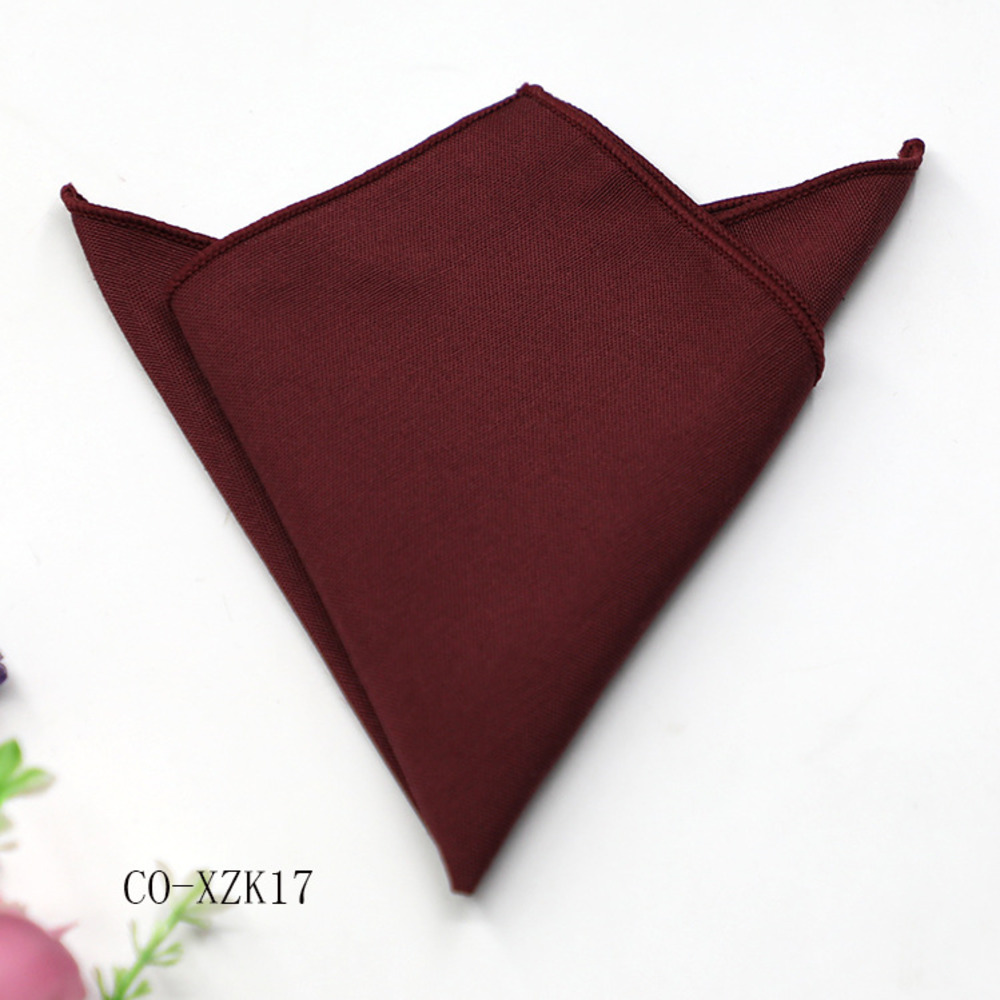 ชุดสูทผู้ชายผ้าฝ้ายสีน้ำตาลลายขวางขนาดกระเป๋าสี่เหลี่ยมจัตุรัส23ซม. ผ้าเช็ดหน้าสำหรับเจ้าบ่าวจัดงานแต่งงานปาร์ตี้ผูกหน้าอกอุปกรณ์เสริม