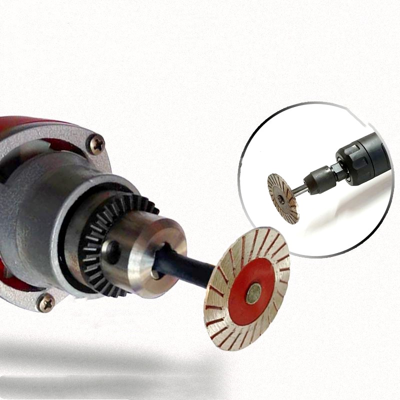 Mini Diamond Saw Blade Disc 40mm Thread Stone Cutting Disc for Ceramic Tile Granite Marble Lettering Carving Grinding Tool