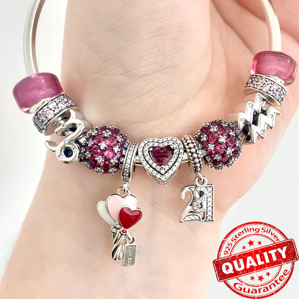 Autêntico 925 prata esterlina charme espumante estrela lua & sol pingente caber pulseiras originais diy feminino colar jóias presente