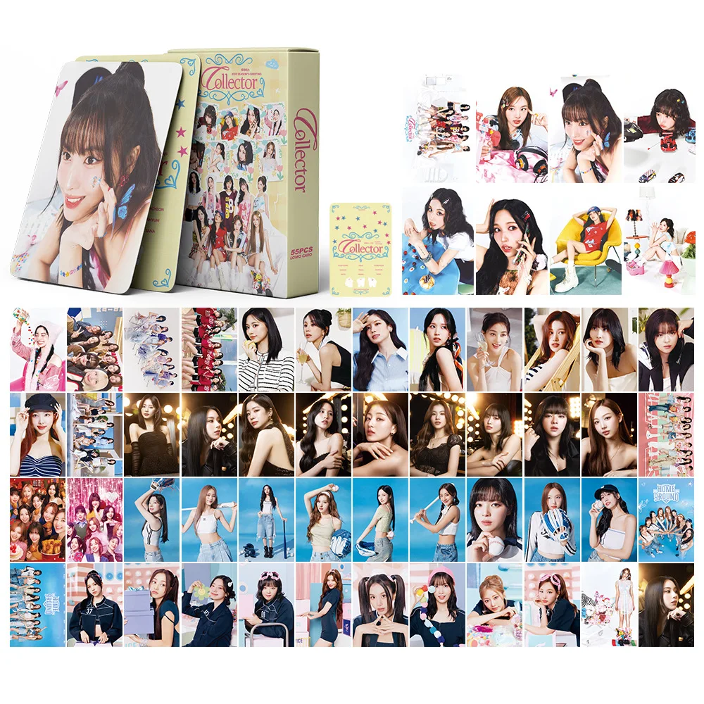 55pcs KPOP 2 TIME Lomo Cards 2025 COLLECTOR Photo Album Photocards for Fans Gift NEW High Quality