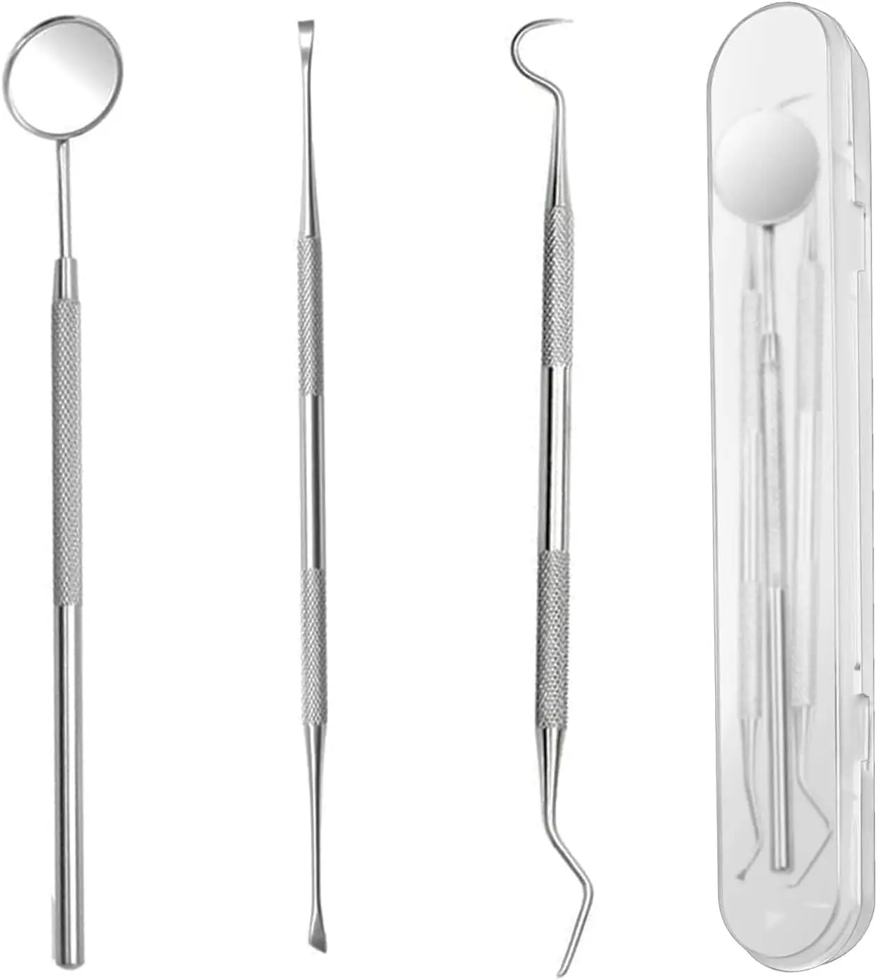 3 pezzi scaler dentale igiene orale rimozione del tartaro rimozione del tartaro detergente per macchie dei denti strumenti per lo sbiancamento dei denti calcolo dei denti domestici