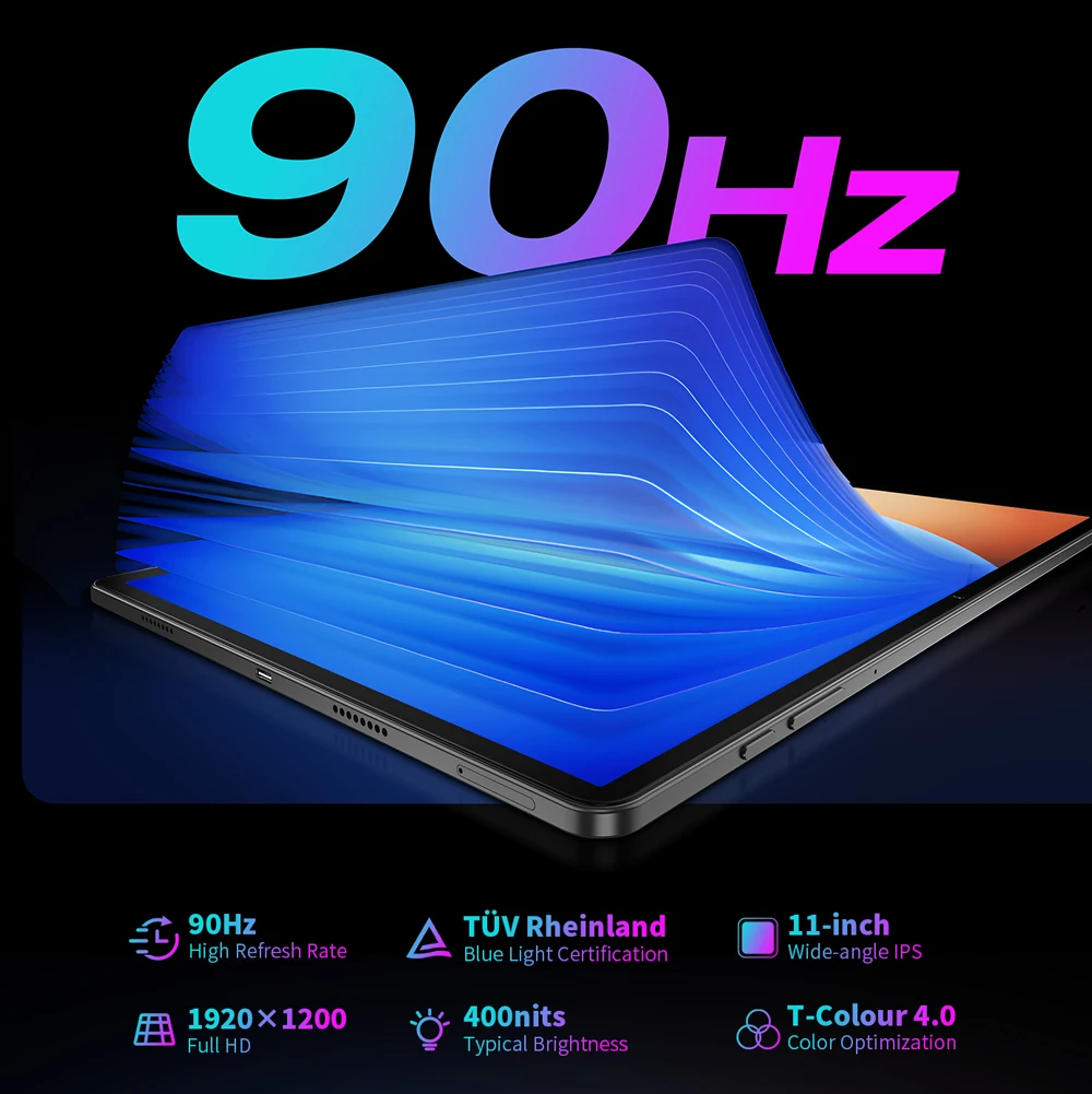 【World Premiere】Teclast T50 Max Tablet 11" FHD 90Hz Display Android 14 MediaTek G99 8GB RAM 256GB ROM 8000mAh Type-C Widevine L1