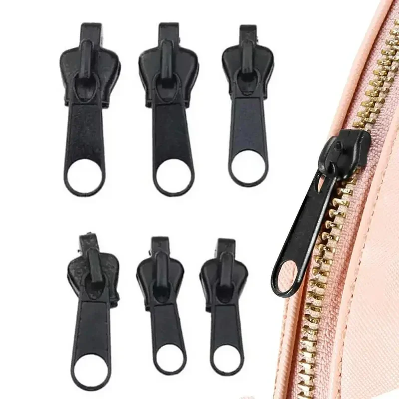 3 maten Universele Instant Fix Rits Reparatieset Vervanging Zip Slider Tanden Redding Naaien Kleding Tas Ritsen Gereedschapsaccessoires