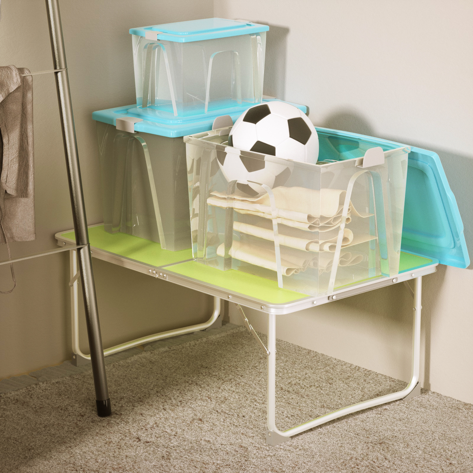 Folding Picnic Table Outdoor,Folding computer table for Homework Compact Handy Camping Table Garden Party BBQ,Multi-Purpose