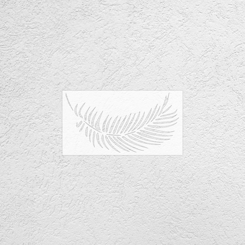 40cm - 80cm Stencil Wall For Painting Decor Plaster Decorative Template To Paint Decors Putty Leaf Tropical Summer Jungle S329