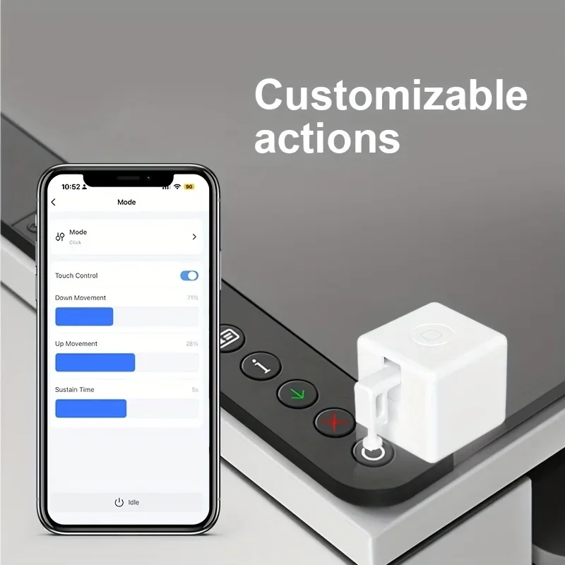Tuya Zigbee Fingerbot Plus Smart Fingerbot Switch Button Pusher APP Timer Spraakbesturing Werkt met Alexa Google Home Assistant