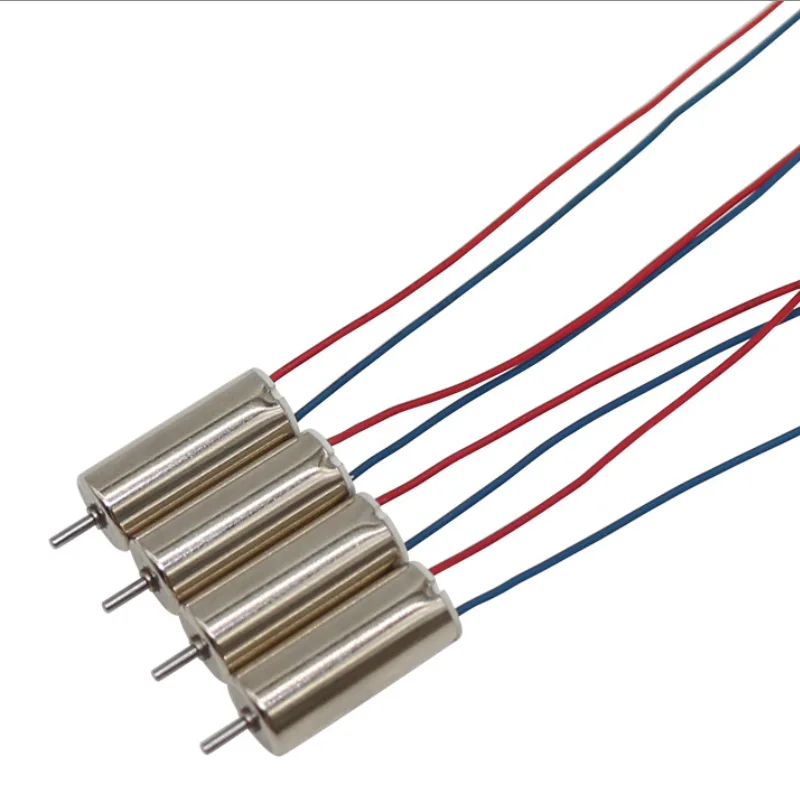 4 x DIY DC 3,7 V 50000 U/min 716 Hohlbecher kernloser Hochgeschwindigkeitsmotor mit 4 x 55 mm Propeller Cw CCW für DIY Micro FPV Quadcopter