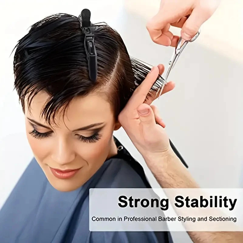 ​ ​ Pince à cheveux Crocodile antidérapante en plastique, 5 à 30 pièces, épingle à cheveux Durable noir/rose/blanc, accessoires de coiffure unisexe ​