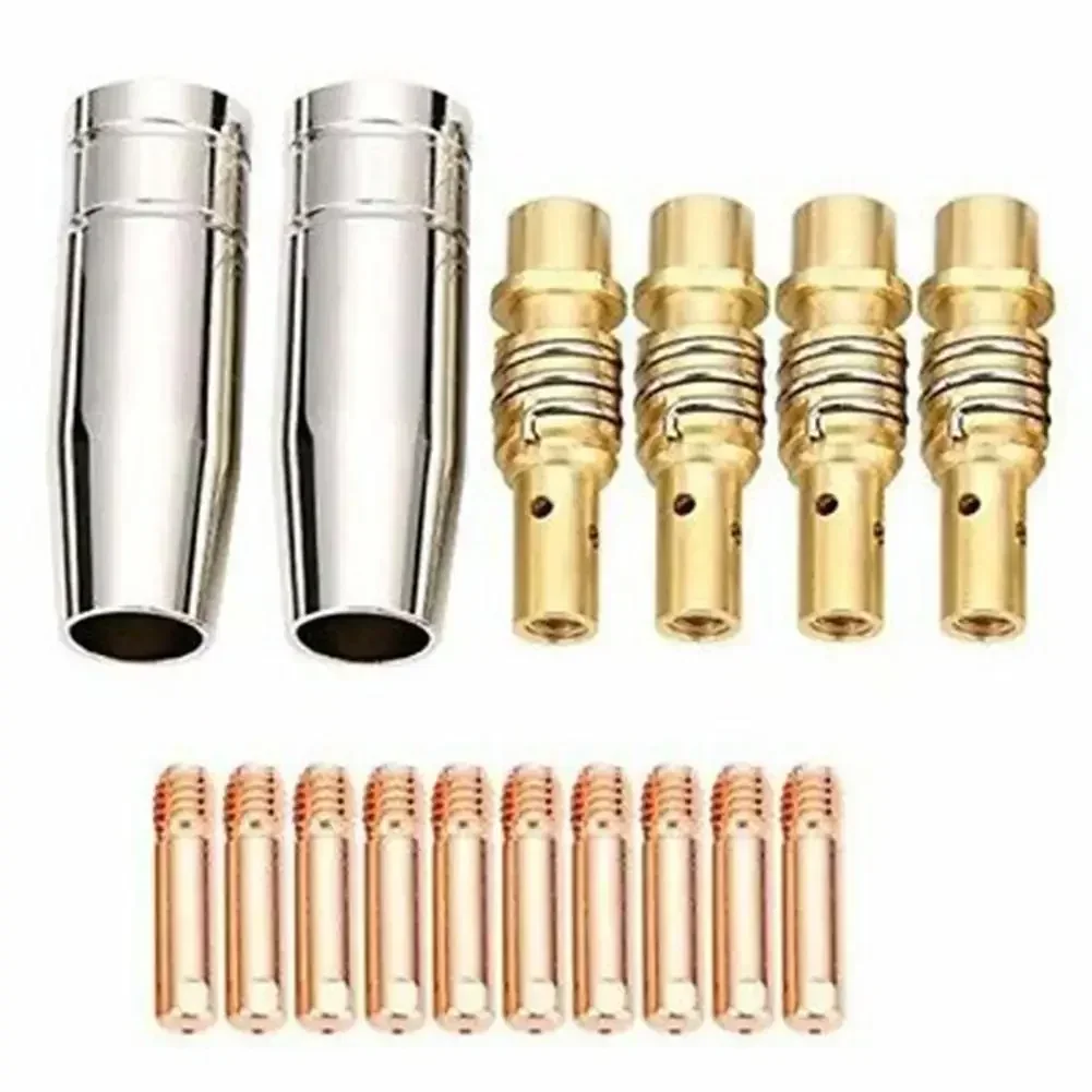 MB15 15AK Punta di contatto per saldatura MIG 0.6mm 0.8mm 0.9mm 1.0mm 1.2mm Ugello protettivo per forniture di saldatura Rilon Riland Jasic