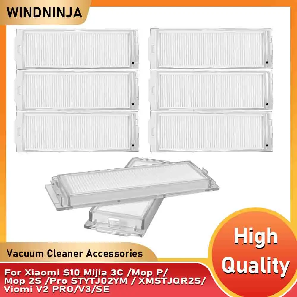 Hepa-Filter Für Xiaomi S10 Mijia 3C /Mop P/Mop 2S /Pro STYTJ02YM / XMSTJQR2S/Viomi V2 PRO/V3/SE Roboter Reiniger Zubehör