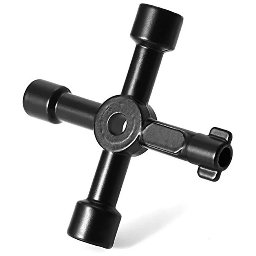 4 in 1 Multifunktions-Elektriker Klempner Utility Cross Switch Schraubens chl üssel Universal quadratischer Dreiecks schlüssel für Gaszug Entlüftung kühler