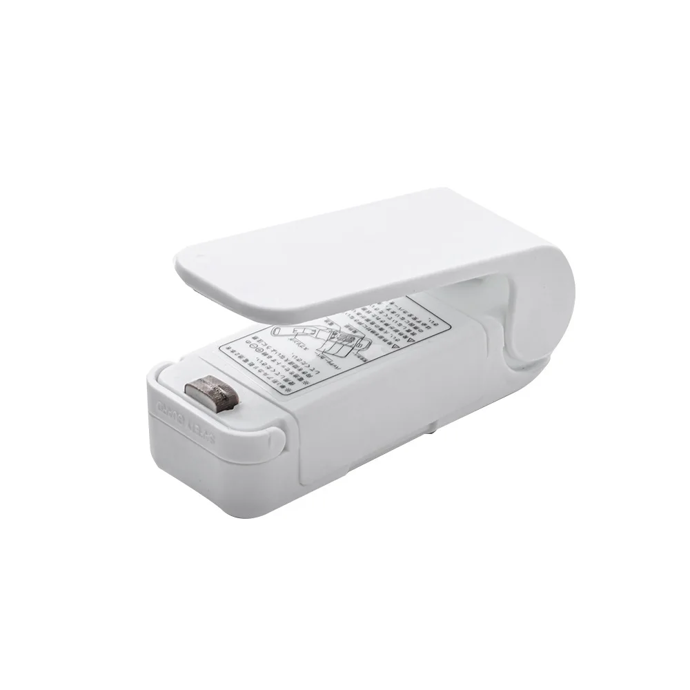 เครื่องซีลถุงขนาดเล็กแบบพกพา ชาร์จผ่าน USB เครื่องซีลความร้อนสำหรับถุงเก็บของ ถุงพลาสติก ถุงอาหาร คลิปหนีบถุง เครื่องซีลอาหารแบบมือถือ