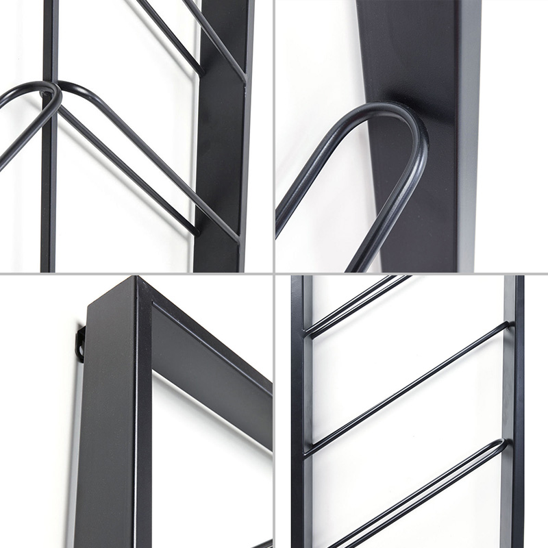 Antikes Design Weinschrank Display Einfache minimalistische rustikale Küche Weinschrank Bäcker Wand Ästhetische Metall Vinoteca Möbel