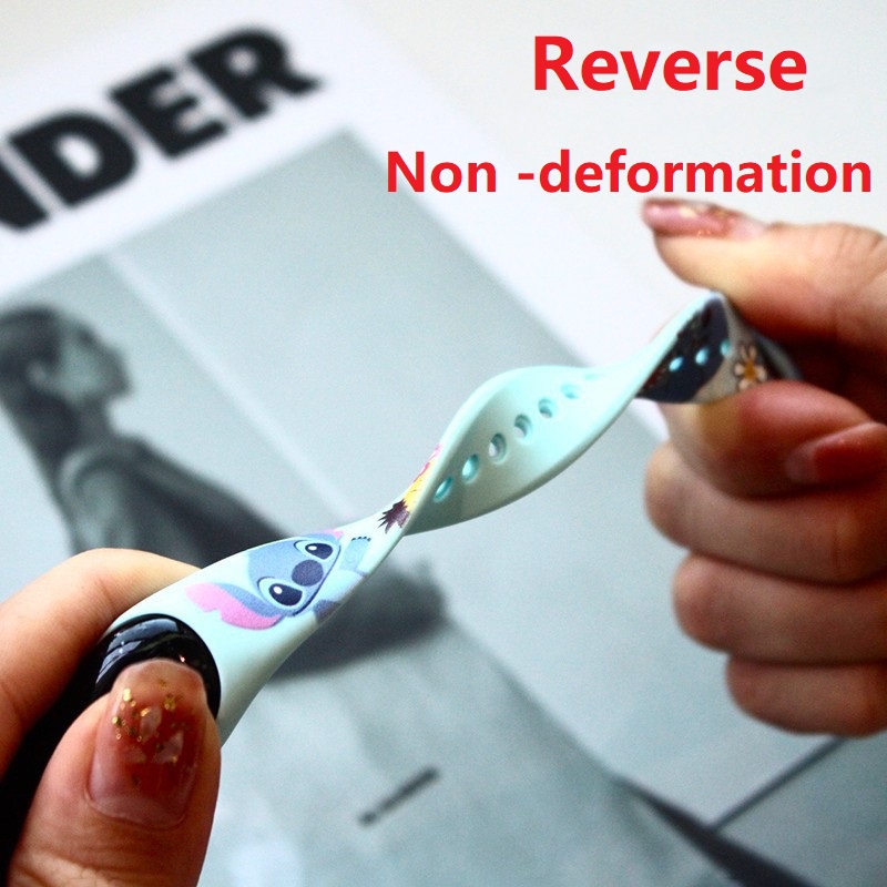 ディズニーステッチ子供の漫画アニメキャラクター発光ブレスレットウォッチ LED タッチ防水時計スポーツキッズギフトおもちゃ