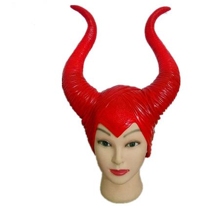 trendige echte Latex Maleficent Hörner Erwachsene Frauen Halloween Party Kostüm Jolie Cosplay Kopfbedeckung Hut - kostenloser Versand