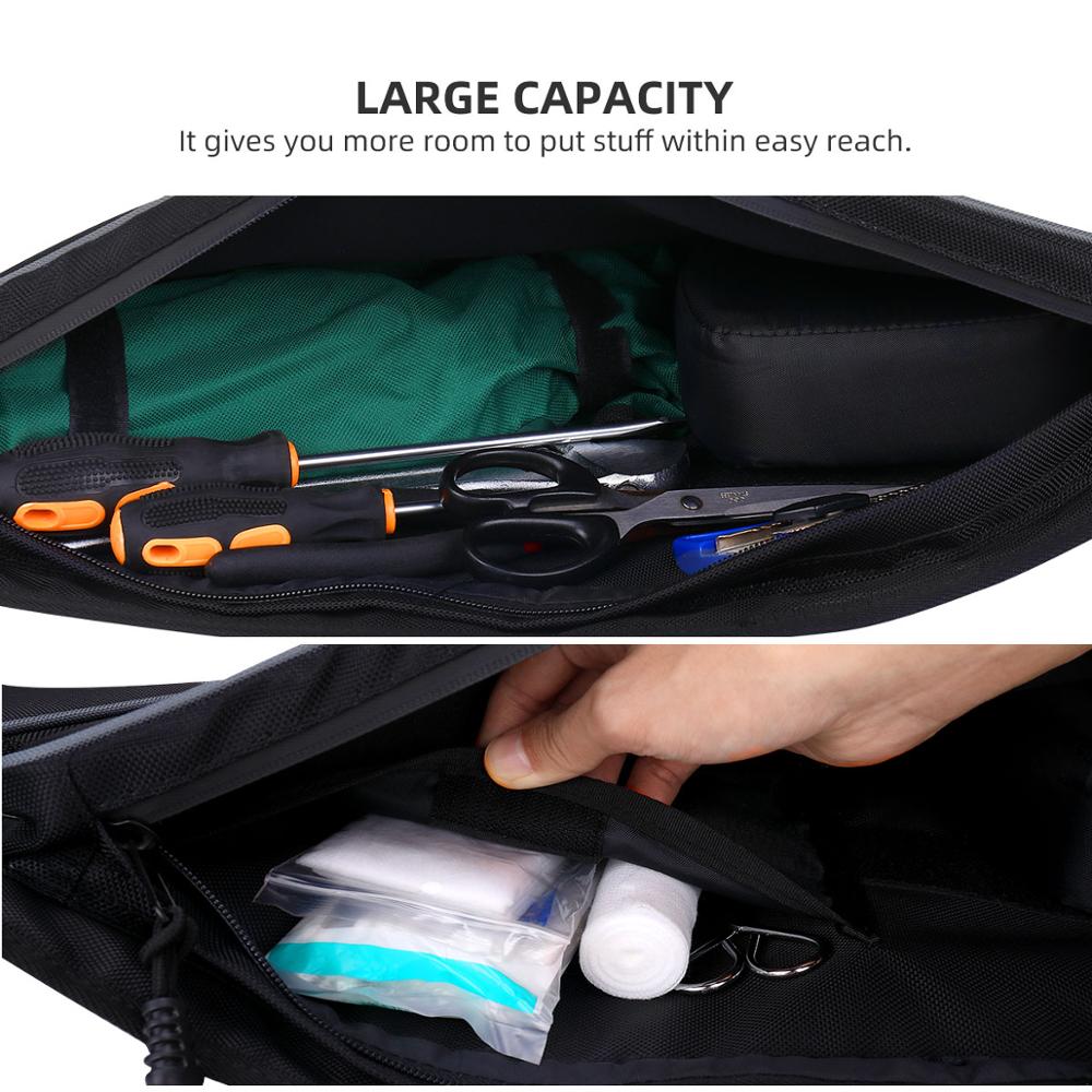 KEMIMOTO PRO XP 1680D Knee Pad Tool Bags Compatible with Polaris RZR PRO XP /XP 4 2020 2021 2022 2023 UTV Storage Side Door Bags