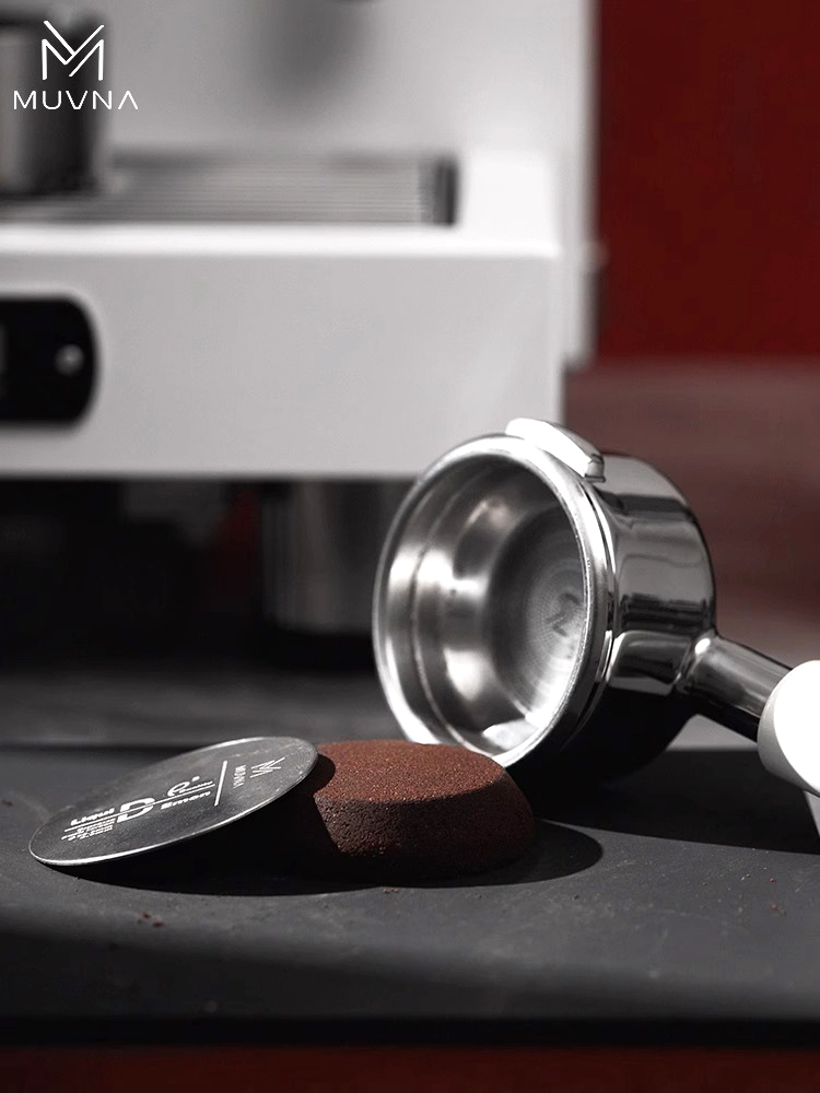 Muqna tela de disco de café expresso filtro de camada dupla reutilizável 304 aço inoxidável café casa cesta acessórios 58.3mm