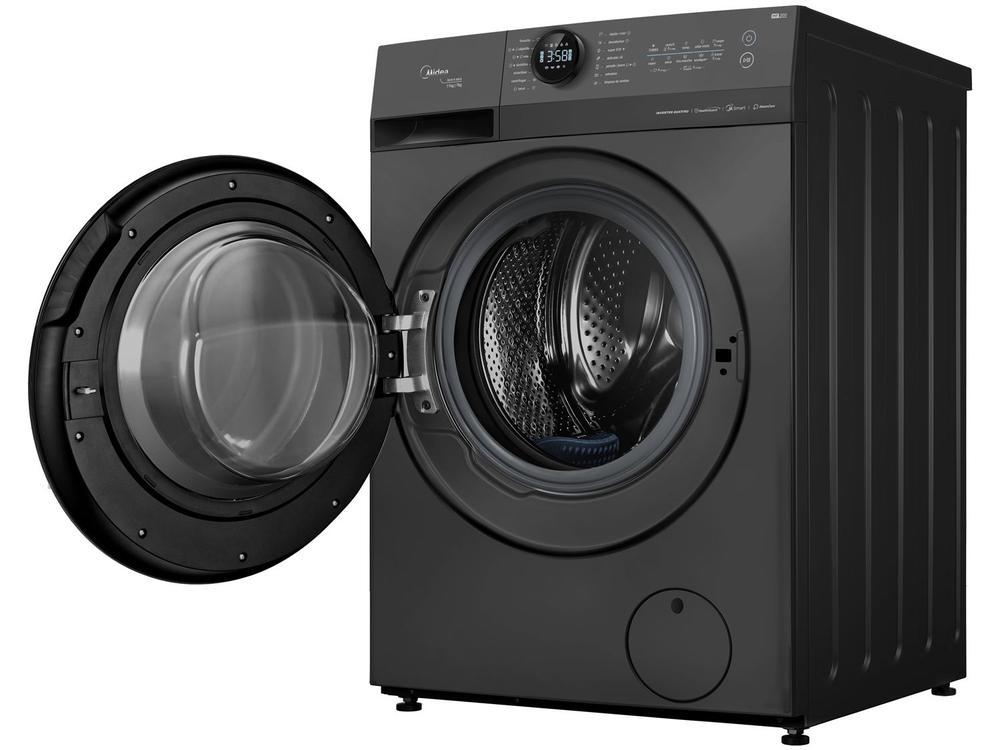 Lava e Seca Midea 11Kg Smart Wi-Fi HealthGuard 14 Programas Titanium MF200D110WB - 220V