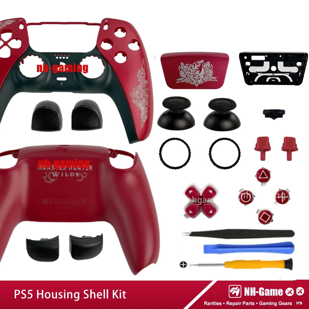 Housing Case Kit For PS5 Controller Shell BDM-010/020/030/040/050 For PS5 30th Anniversary Front Back Cover Touchpad Buttons