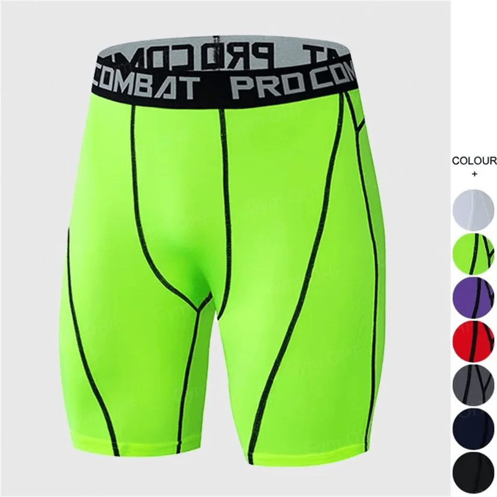 2025 New Mens Compression Pants Tights Cool Dry Leggings Sports Baselayer Running Tights Athletic Workout Active Shorts