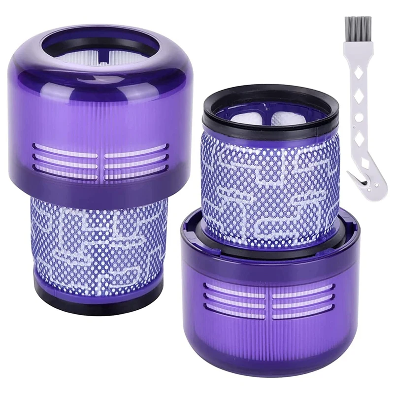 Khuyến Mãi! 2 Gói Bộ Lọc Cho Dyson V11 V15 SV14 SV22 Có Thể Rửa Lõi Lọc Thay Thế Các Bộ Phận Thay Thế DY-970013-02 & 97001302
