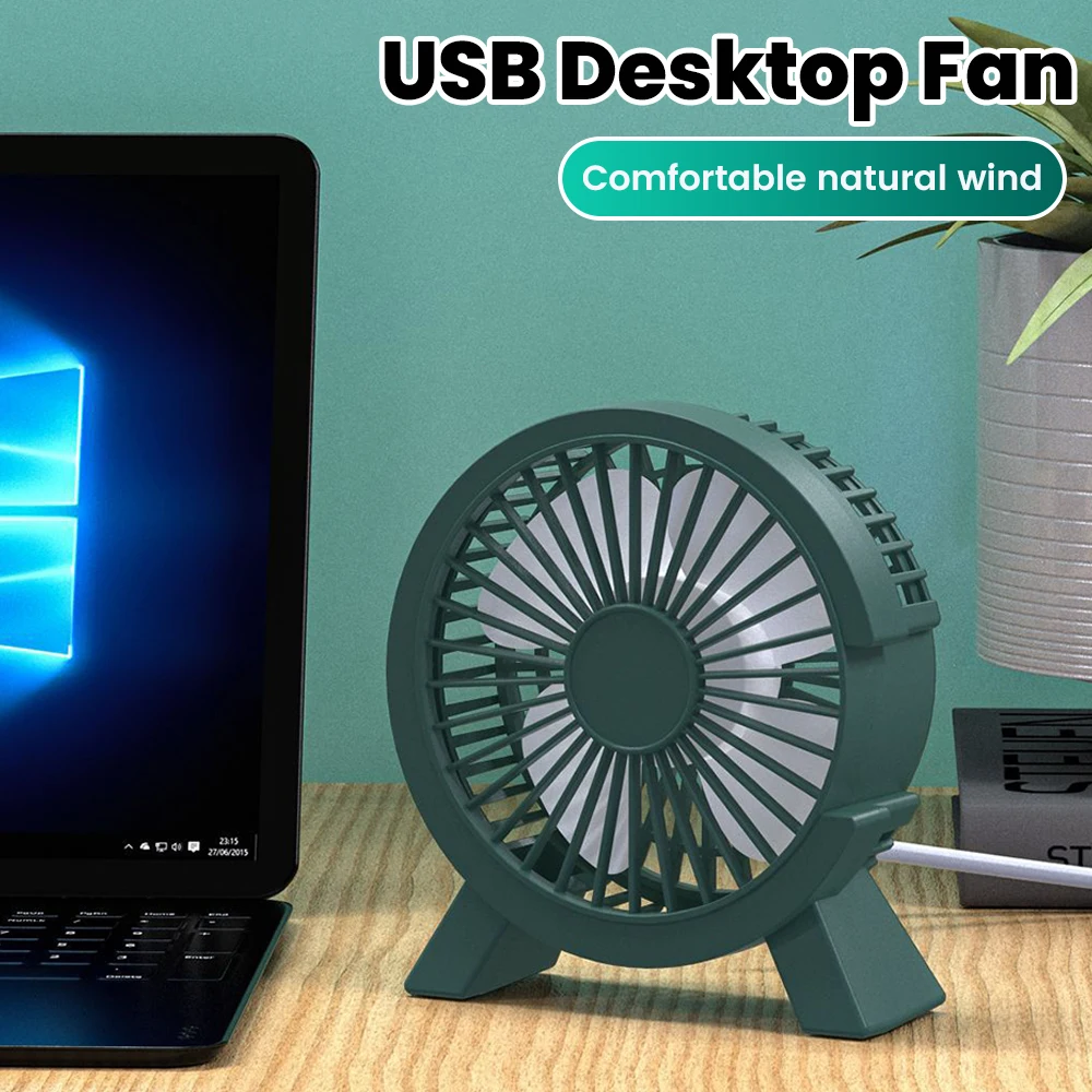 Mini ventilateur de Table Rechargeable USB, petit ventilateur Portable pour dortoir d'étudiants, ordinateur, Gadget d'été, bureau à domicile