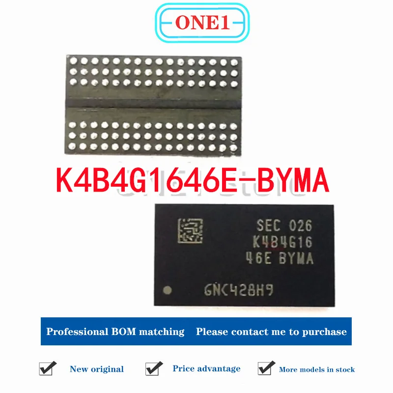1 ชิ้น/ล็อตใหม่ K4B4G1646E-BYMA 512M * 16 บิต DDR3 อนุภาค,เก็บ IC