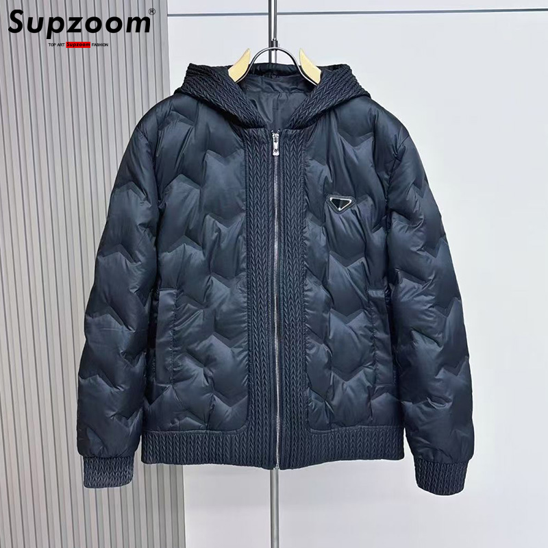 Supzoom Neue Ankunft Top Mode Logo Männlich Beliebte Kleidung Verdickt Hübscher Warme Kragen Casual Winter Unten Jacken Männer