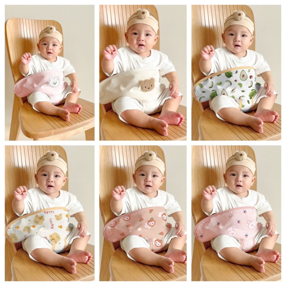 Portable Cartoon Baby Seat Strap Rabbit Safety Stroller Fixed Belt Dining Chair Straps Bear Feeding Chair Safety Belt Home