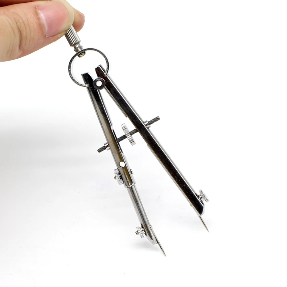 Professional Metal Compass Drawing Tools High Precision Bow Divider Spring Chart Planning Line Caliper Spacer Accurate Gauge