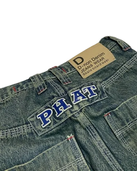 ストリート 90 年代ジーンズ Y2K ヒップホップレター刺繍クラシックレトロだぶだぶのジーンズパンツメンズレディースハイウエストワイドレッグパンツ