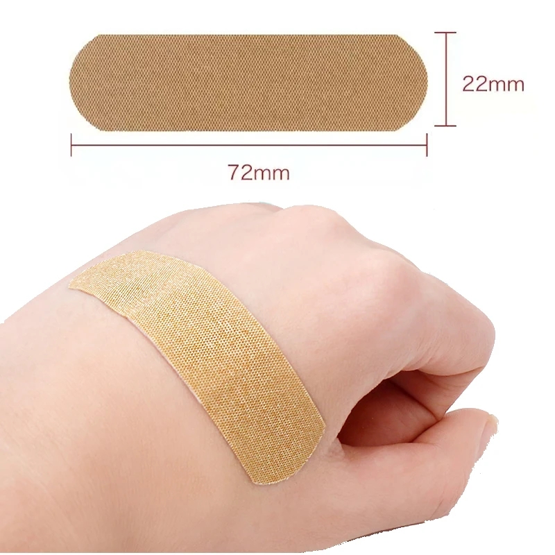 20-100 ชิ้น Elastic Breathable Band Aid แผลกาวพลาสเตอร์กีฬากลางแจ้ง First Aid Kit อุปกรณ์ Anti - แบคทีเรียผ้าพันแผลเทป