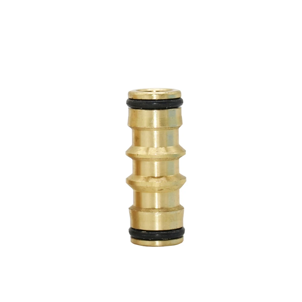 1/2 ''5/8" 3/4 ''1'' ท่อทองเหลือง Quick Connector Water Stop Fitting ทองแดง Thread Tap Coupling สวนรดน้ําปืนอะแดปเตอร์