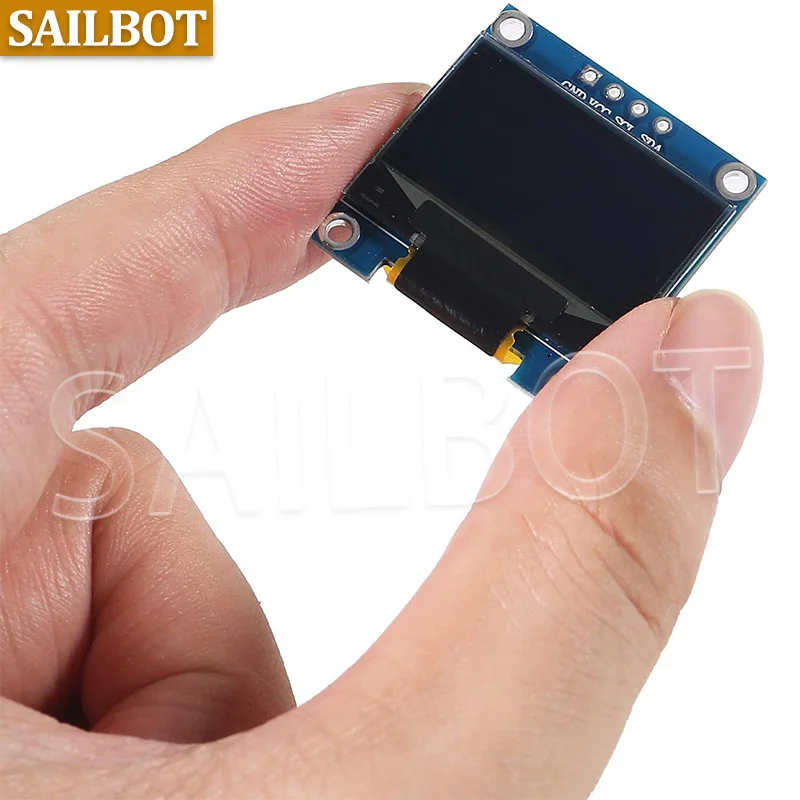 1-10PCS 0,96-calowy moduł wyświetlacza OLED I2C IIC SPI Serial 128X64 SSD1315 LCD 3.3-5V 4-pinowy biały/niebieski/żółty niebieski dla Arduino