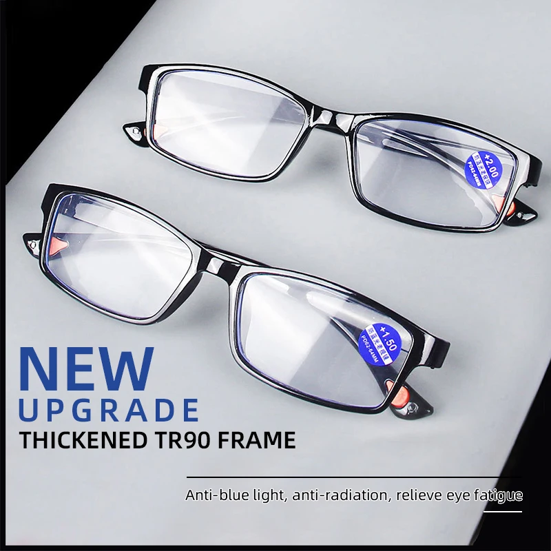 Gafas de lectura ultraligeras, antiluz de rayos azules, gafas para presbicia, gafas para hipermetropía, lectores + 1,0 1,5 2,0 2,5 3,5 4,0