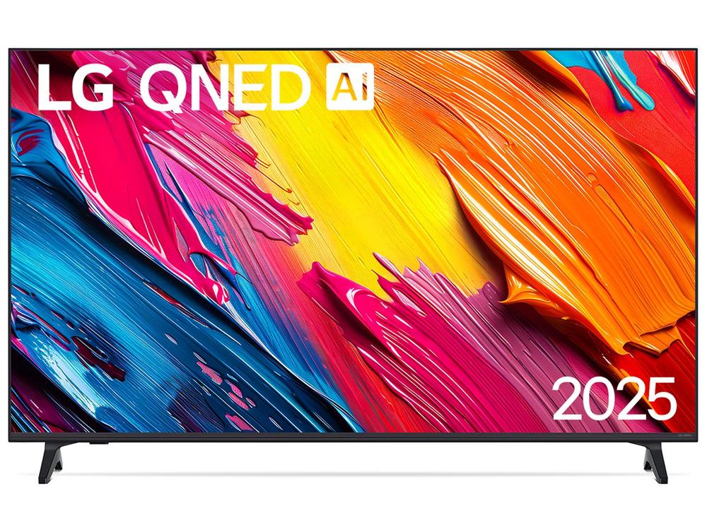 Smart TV 55" LG 4K Ultra HD QNED 55QNED70ASA WebOS 25 α7 AI Processor 4K Gen8 Alexa 3 HDMI 2 USB