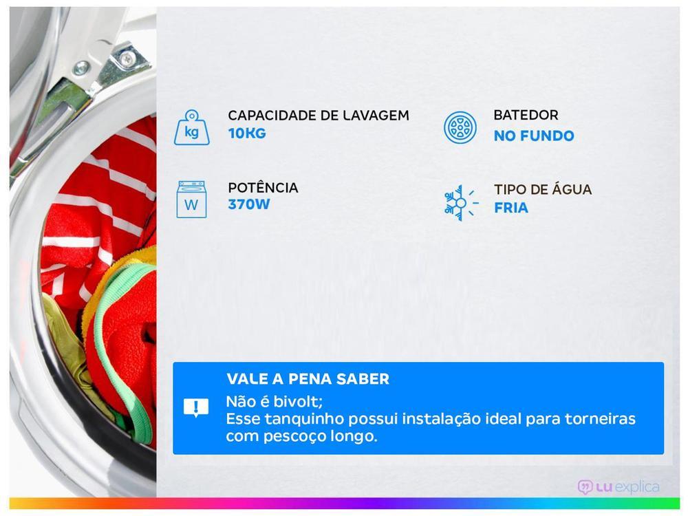 Tanquinho Semiautomático Colormaq 10Kg - 220V